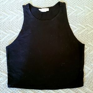 Forever 21 black crop top